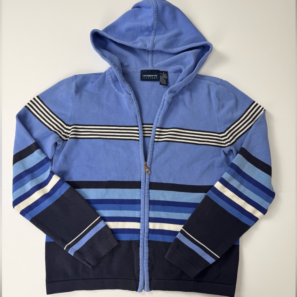 Vintage 90’s Liz Claiborne LizSport Knit Zip Jacket